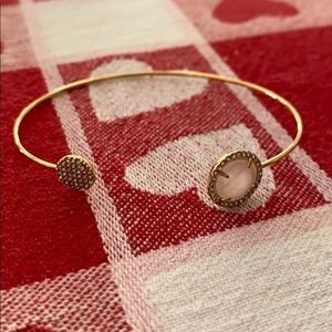 Gold bracelet with the prettiest gems!
